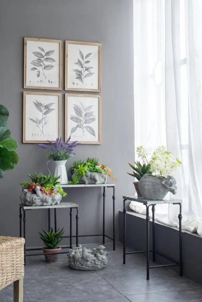 14.2x8x8" Planter - Gray A&B Home Group Inc.
