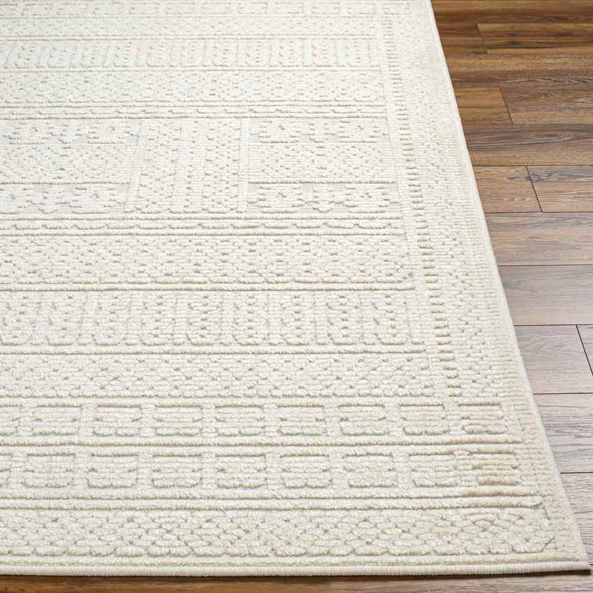 Brunsville Cottage White Washable Area Rug Mark & Day