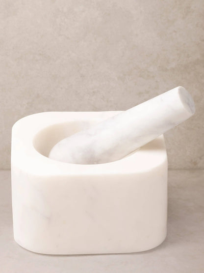 Noble Marble Mortar & Pestle Set GAURI KOHLI