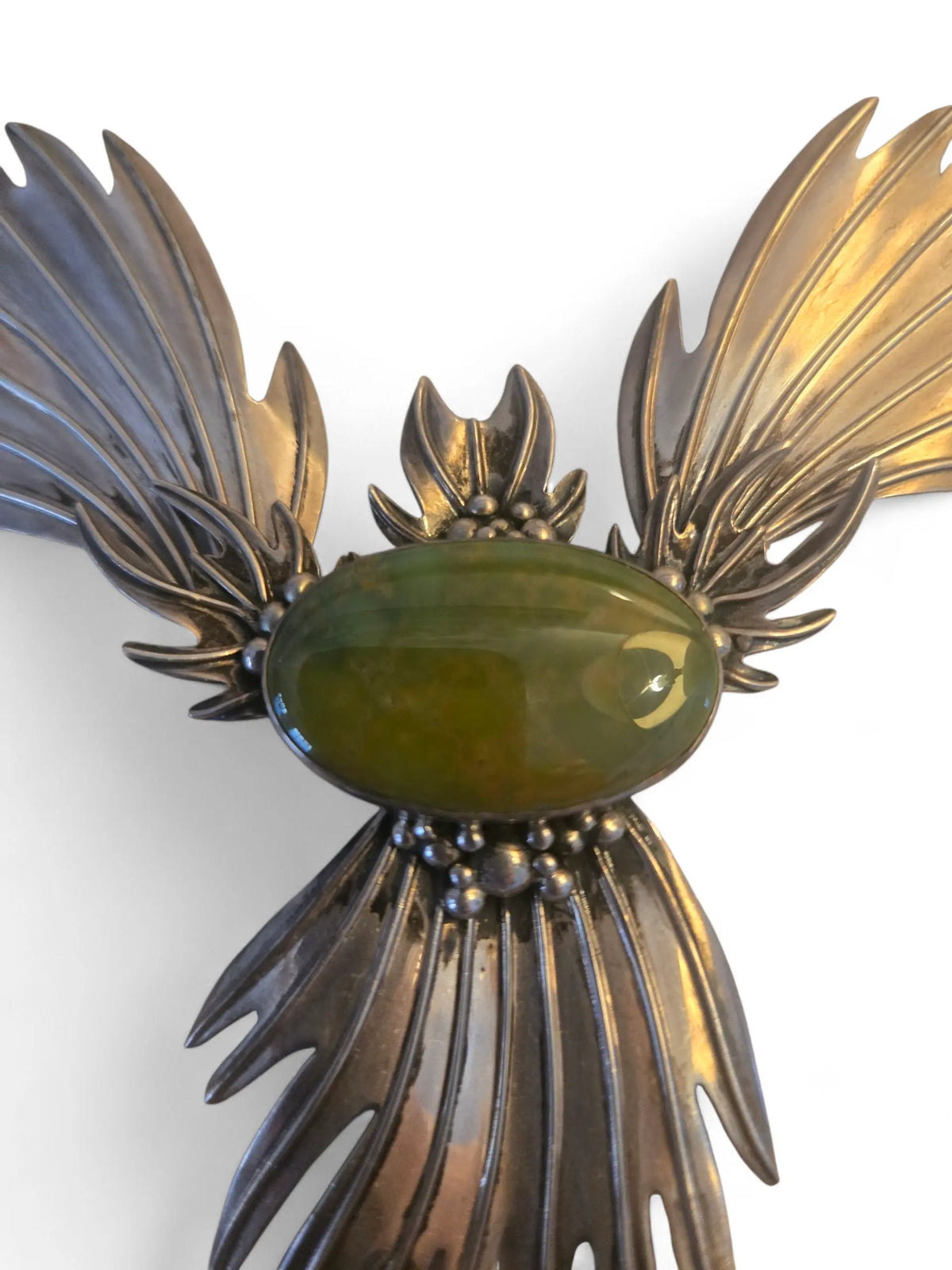 Vintage Sharon Sandoval Sterling Silver Phoenix Necklace Home Crush