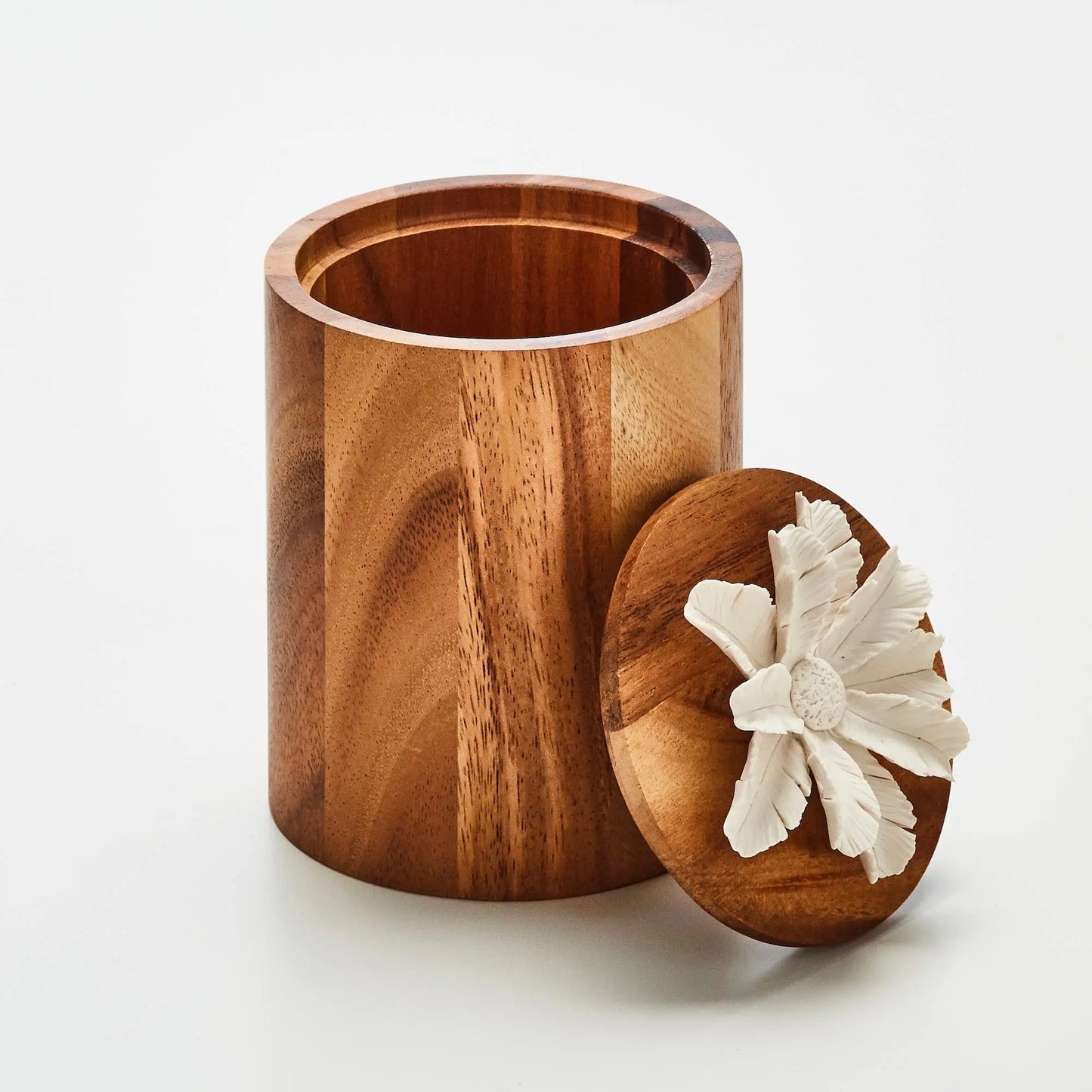 Wooden and Porcelain Box- TIBU L Anoq