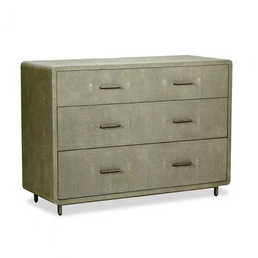 Calypso 3 Drawer Chest - Dark Grey Interlude Home