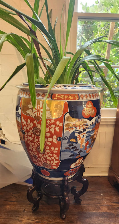 Pair of Japanese porcelain fishbowls Home Crush