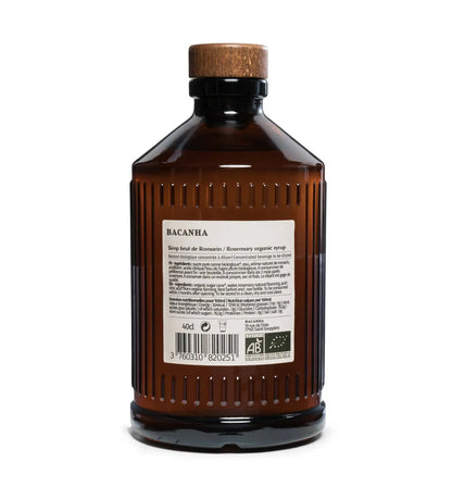 Raw Rosemary Syrup - Organic - 13.5 fl. oz. Bacanha USA & Canada