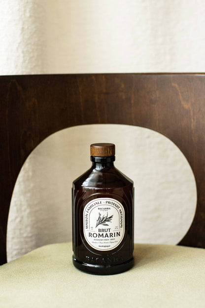 Raw Rosemary Syrup - Organic - 13.5 fl. oz. Bacanha USA & Canada