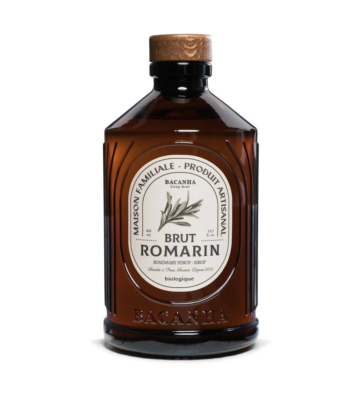 Raw Rosemary Syrup - Organic - 13.5 fl. oz. Bacanha USA & Canada