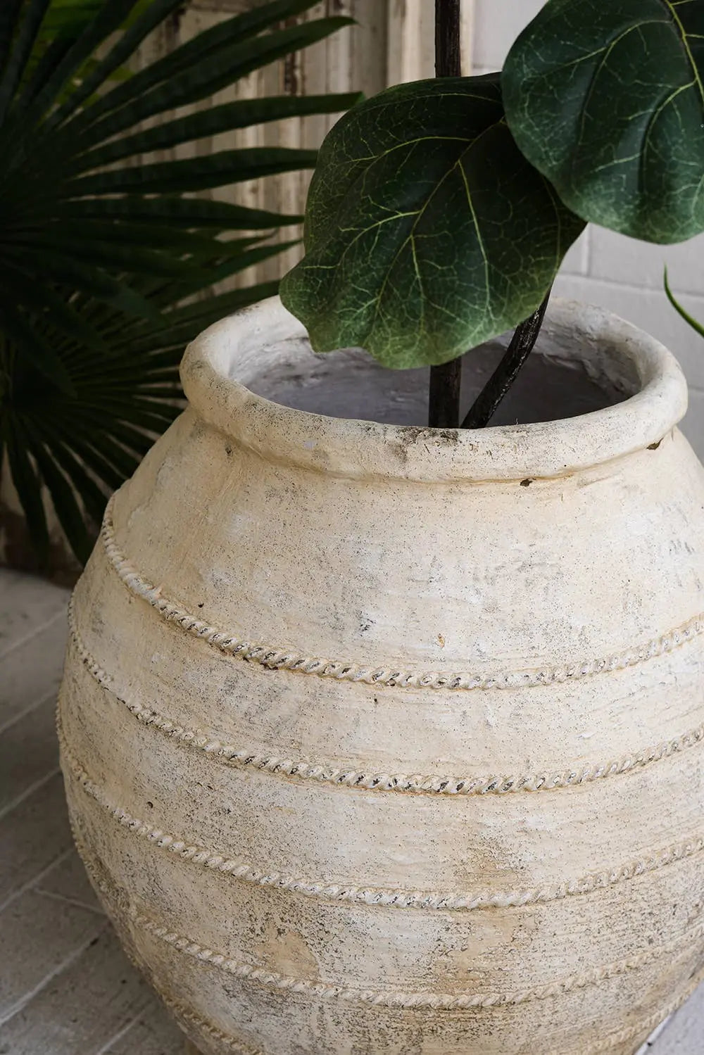 17.5x17.5x18.5" Ancient Grecian Magnesium Planter A&B Home Group Inc.