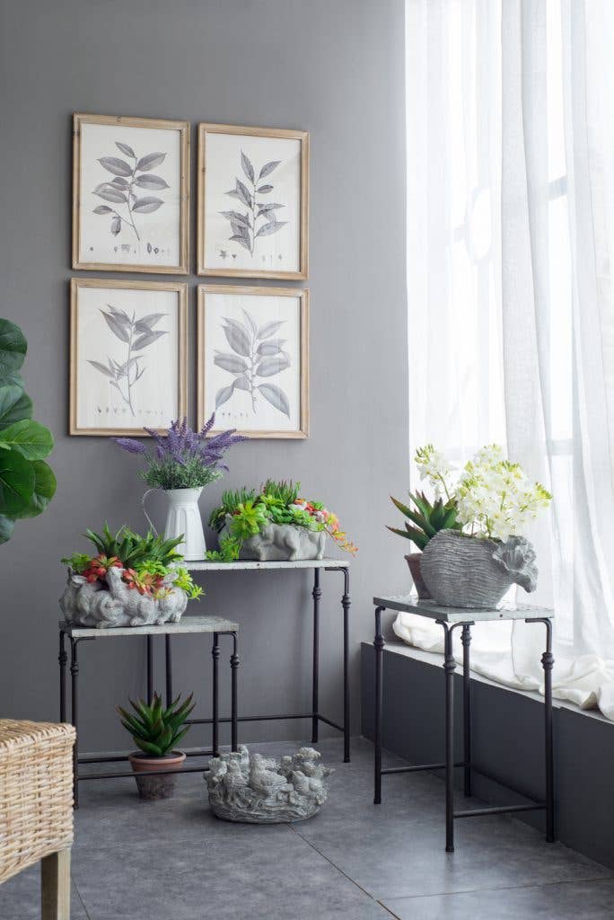 14.2x8x8" Planter - Gray A&B Home Group Inc.