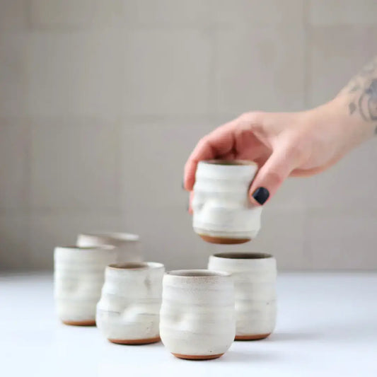 Artist Choice Little Sippers | Handmade Pottery Shot Cup Gravesco Pottery