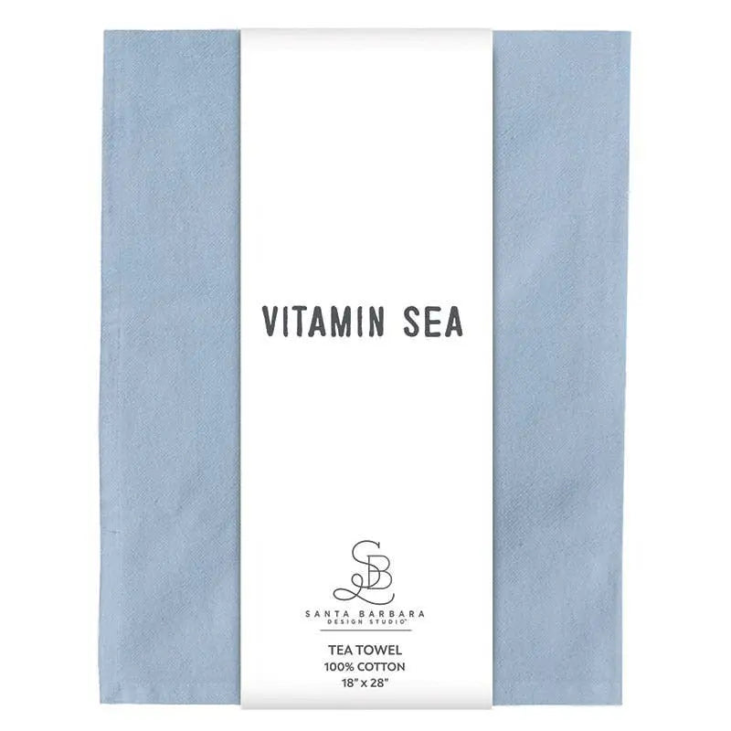 Face to Face Tea Towel - Vitamin Sea Santa Barbara Design Studio by Creative Brands
