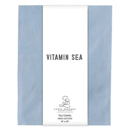 Face to Face Tea Towel - Vitamin Sea Santa Barbara Design Studio by Creative Brands