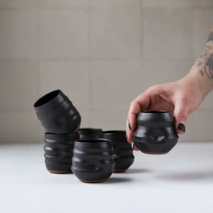 Artist Choice Little Sippers | Handmade Pottery Shot Cup Gravesco Pottery