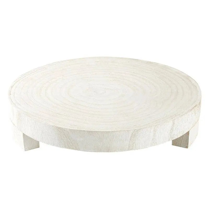 White Paulownia Riser Santa Barbara Design Studio by Creative Brands