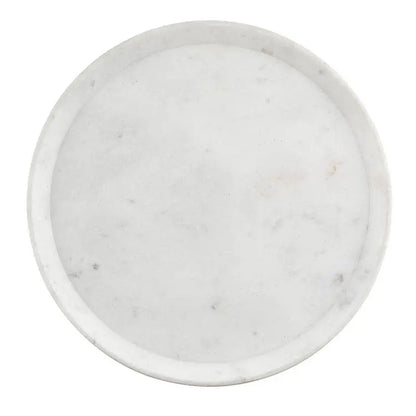 Marble Round Pedestal - 12" Santa Barbara Design Studio by Creative Brands