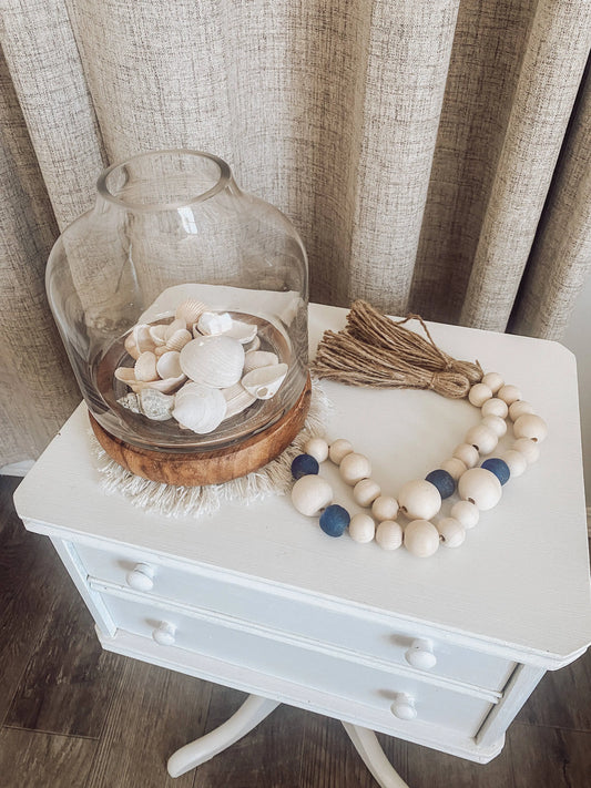 Sea Glass Wood Garland Simply Styled Art