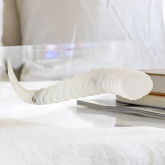 Acrylic Tray with Clear Horn handles Home Crush