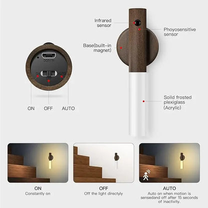 Smart Baton Light- Walnut Home Crush