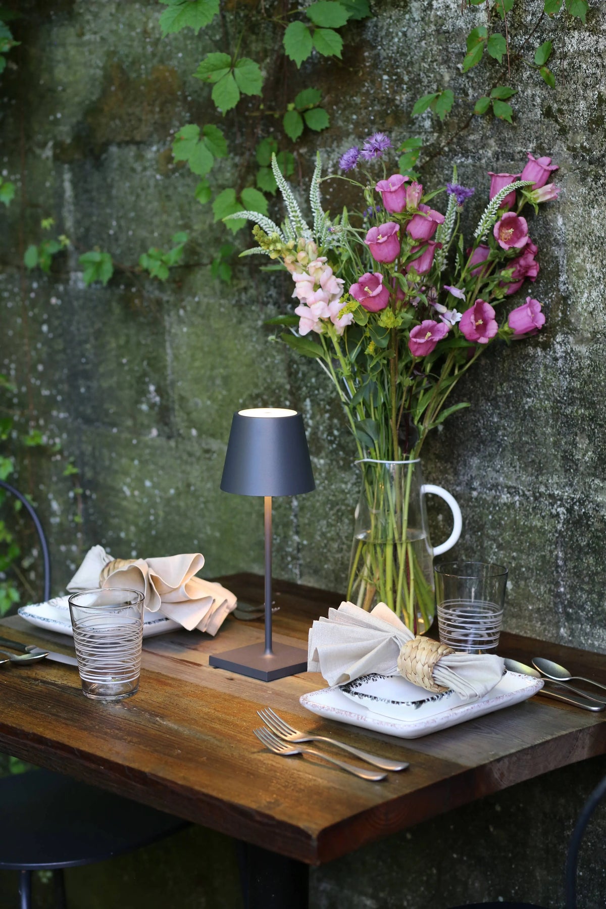 Poldina Pro Mini Cordless Lamp: Gold Leaf Zafferano America