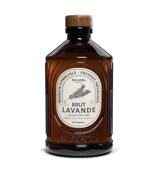 Raw Lavender Syrup - Organic - 400 ml Bacanha USA & Canada