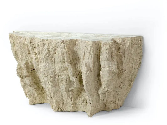 Camilla Fossil Clam Console Table Home Crush