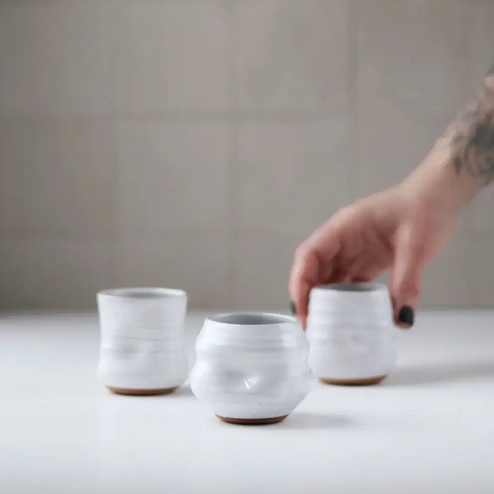 Artist Choice Little Sippers | Handmade Pottery Shot Cup Gravesco Pottery