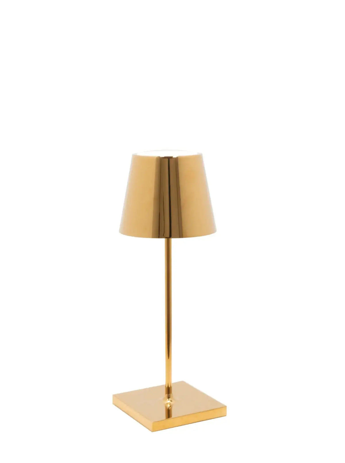 Poldina Pro Mini Cordless Lamp: Gold Leaf Zafferano America