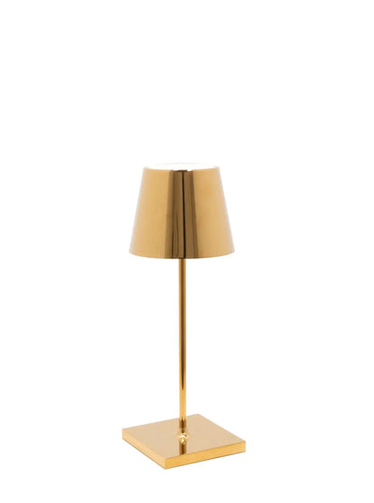 Poldina Pro Mini Cordless Lamp: Gold Leaf Zafferano America
