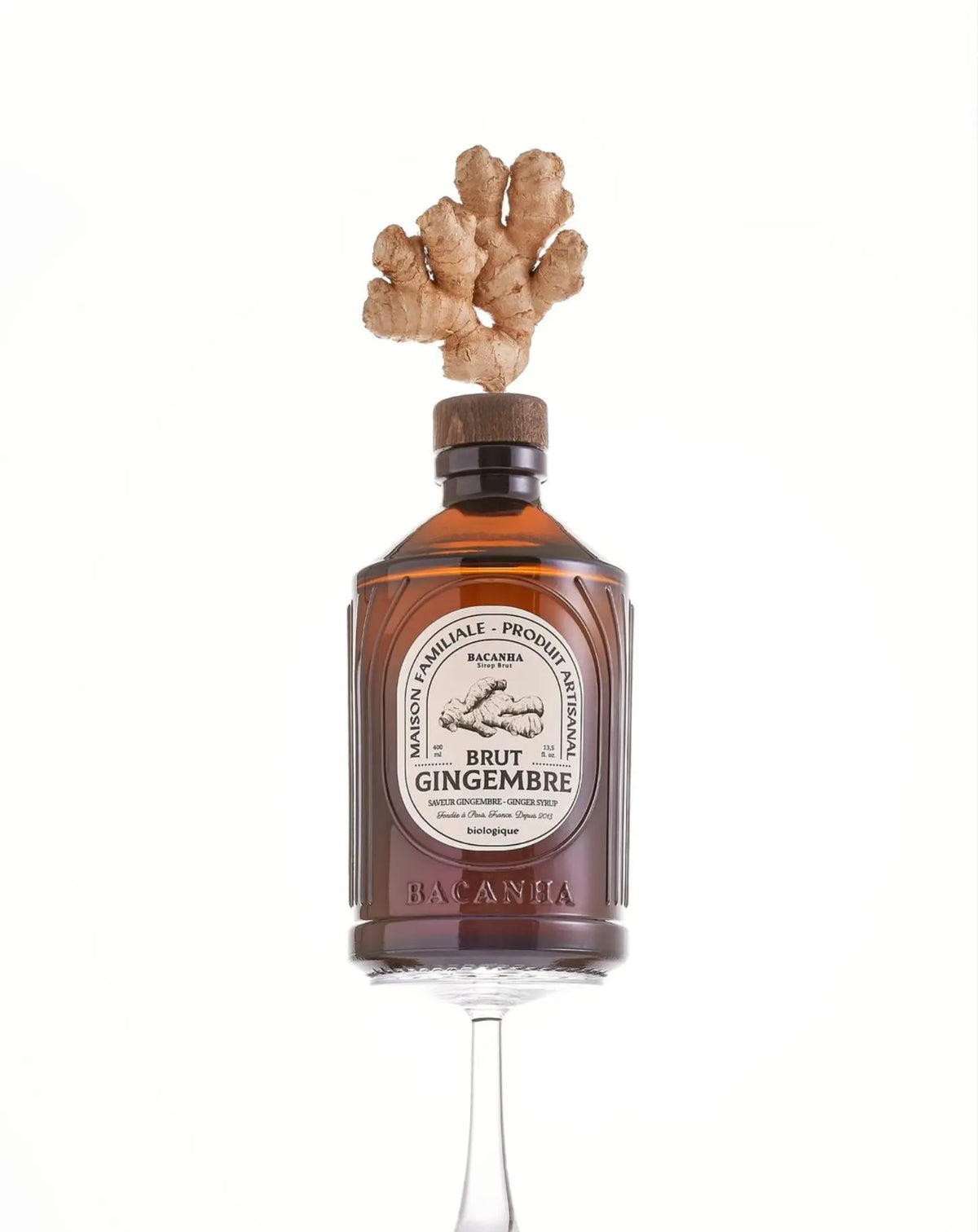 Raw Ginger Syrup - Organic - 400ml Bacanha