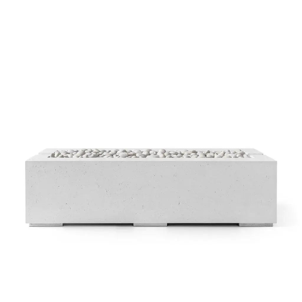 Avera 60" Lightweight Concrete Outdoor Fire Pit Home Crush