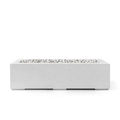 Avera 60" Lightweight Concrete Outdoor Fire Pit Home Crush