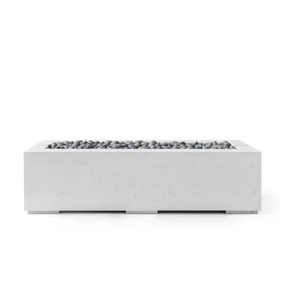 Avera 60" Lightweight Concrete Outdoor Fire Pit Home Crush