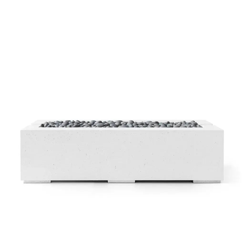 Avera 60" Lightweight Concrete Outdoor Fire Pit Home Crush