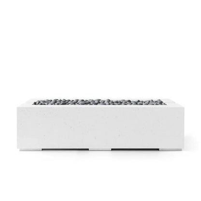 Avera 60" Lightweight Concrete Outdoor Fire Pit Home Crush