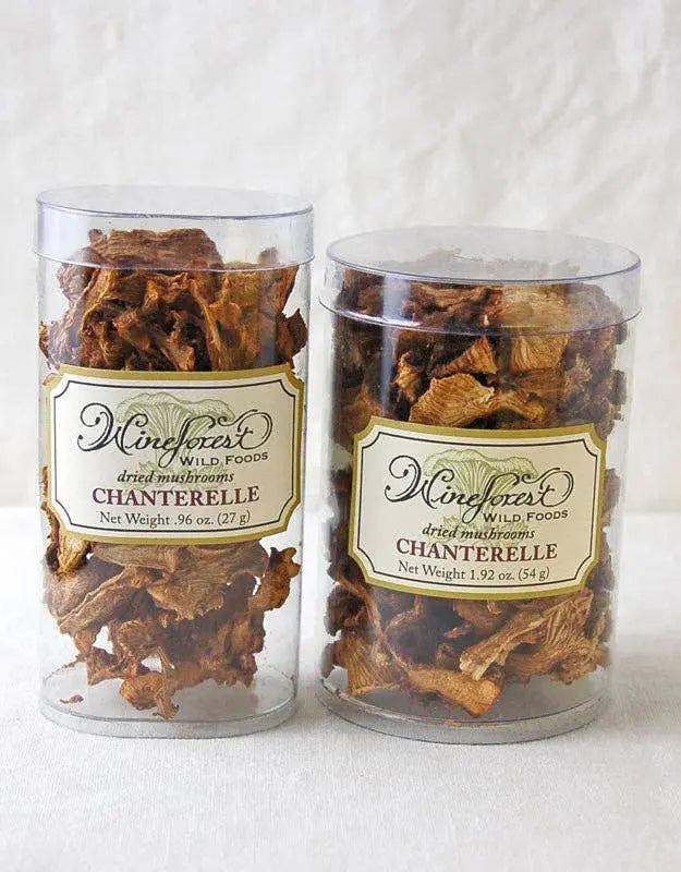 Dried Chanterelle Mushrooms Wine Forest Ltd.