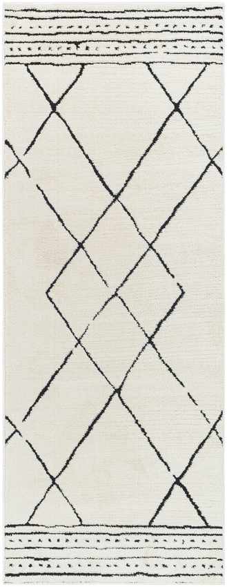 Josue Modern Ivory/Black Area Rug Mark & Day