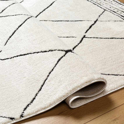 Josue Modern Ivory/Black Area Rug Mark & Day