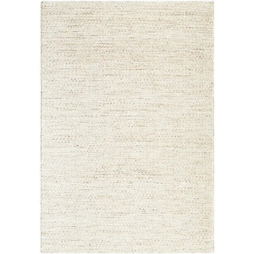 Christofer Solid and Border Light Beige Area Rug Mark & Day