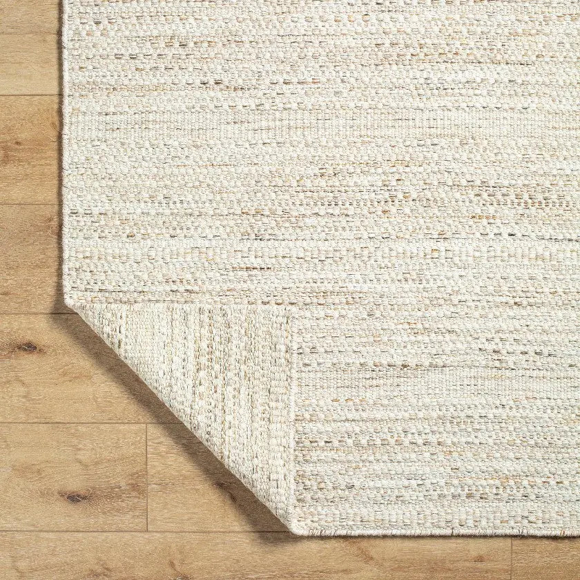 Christofer Solid and Border Light Beige Area Rug Mark & Day