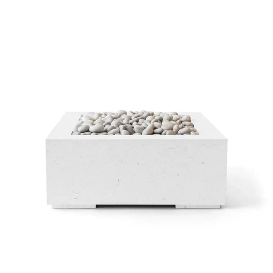 Alea 40" Lightweight Concrete Outdoor Fire Pit Home Crush