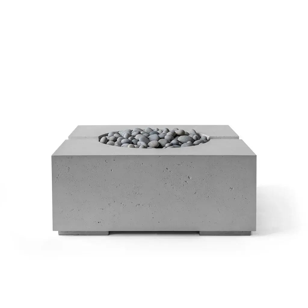 Bravo 32" Lightweight Concrete Outdoor Fire Pit Home Crush
