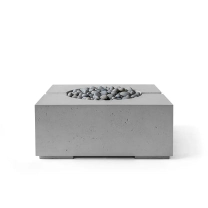 Bravo 32" Lightweight Concrete Outdoor Fire Pit Home Crush