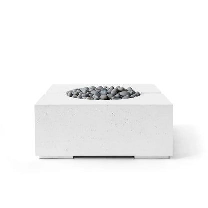 Bravo 32" Lightweight Concrete Outdoor Fire Pit Home Crush