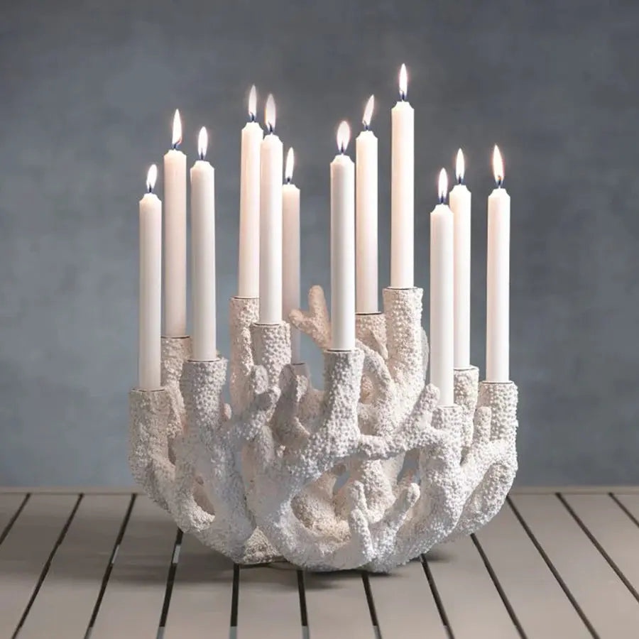 Cayo Coral 12-Tier Taper Holder Home Crush