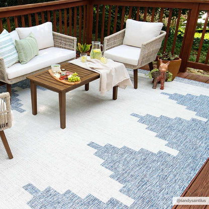 Djugun Blue Outdoor Rug Boutique Rugs