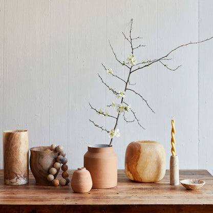 Terra Cotta Bud Vase, Whitewash Bloomist
