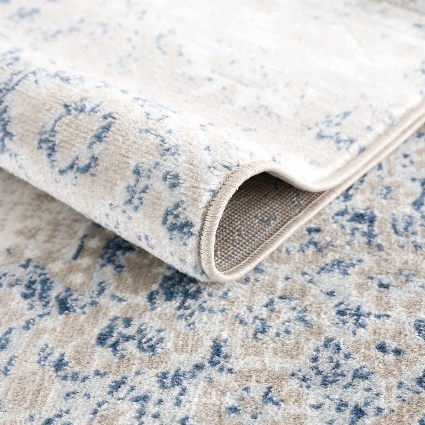 Amir Blue Medallion Area Rug Boutique Rugs