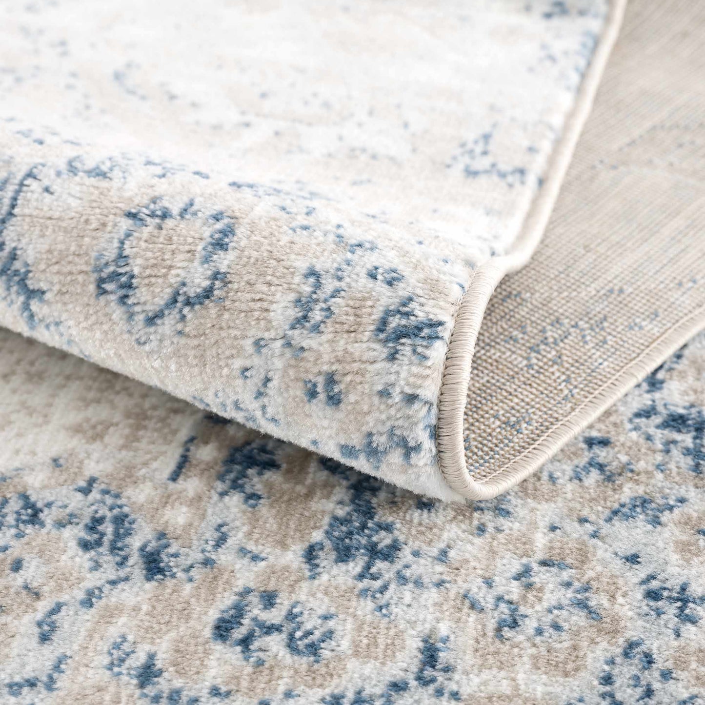 Amir Blue Medallion Area Rug Boutique Rugs