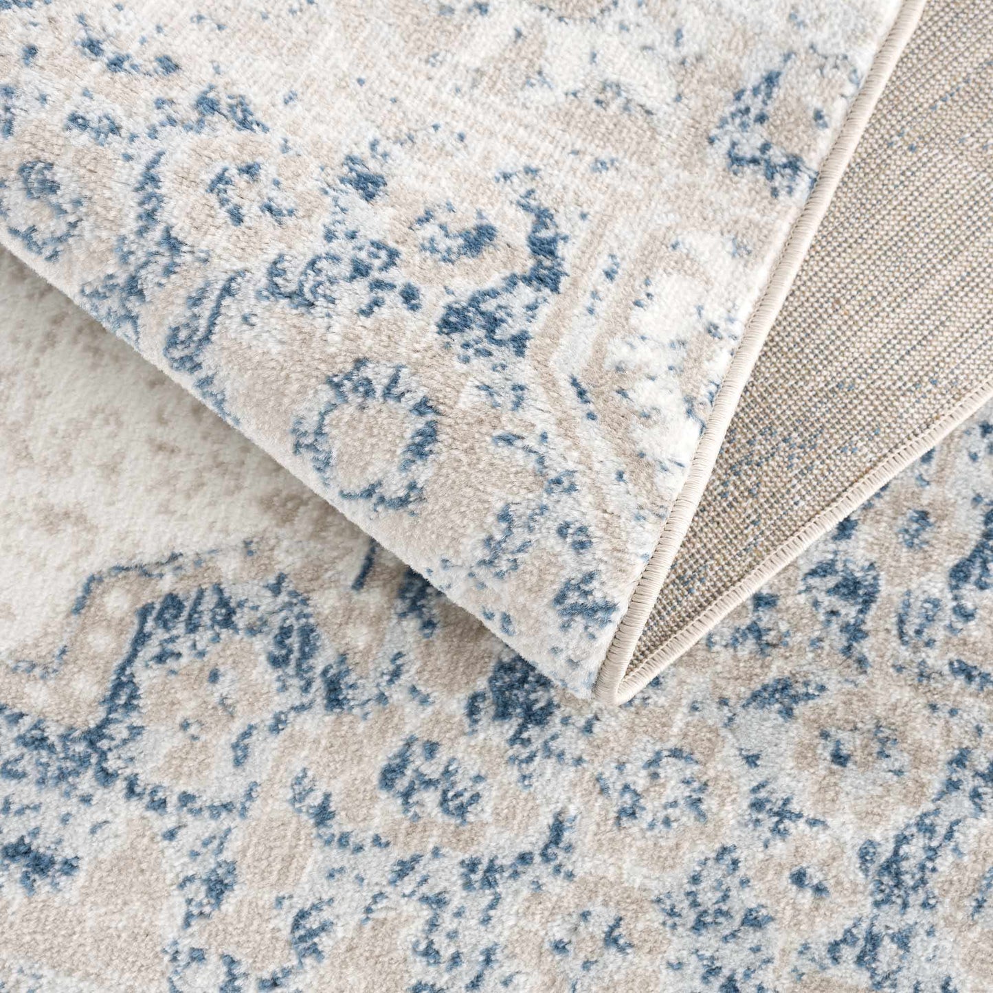 Amir Blue Medallion Area Rug Boutique Rugs