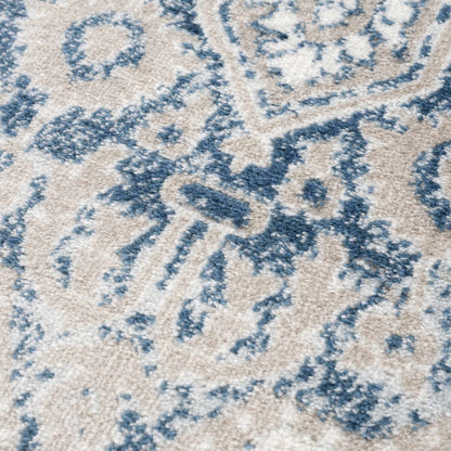 Amir Blue Medallion Area Rug Boutique Rugs