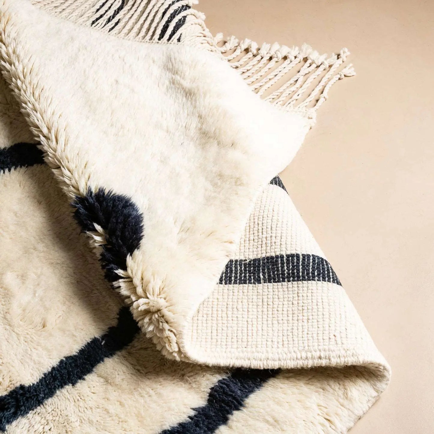 Treasure Map - Luxury Shag Moroccan Rug Benisouk